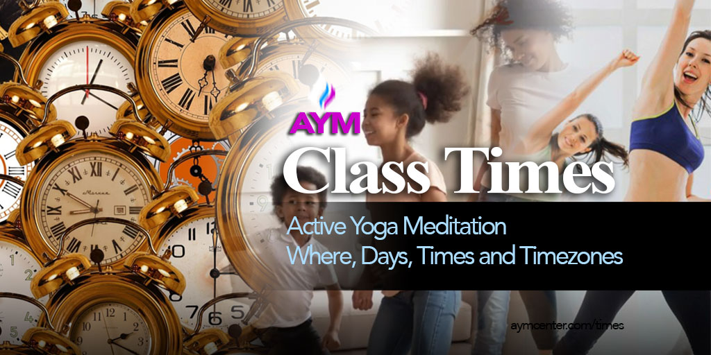 AYM Classes: Good wherever, on any day, Time or Timezone